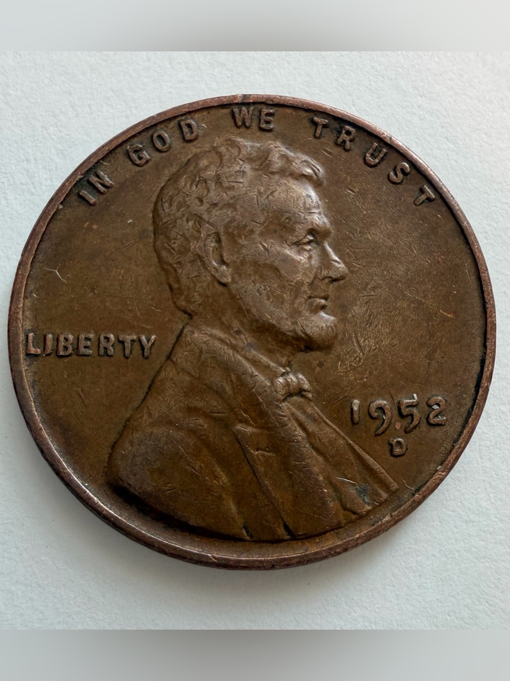 Lincoln Penny Decorative Accent - Brown Copper Finish